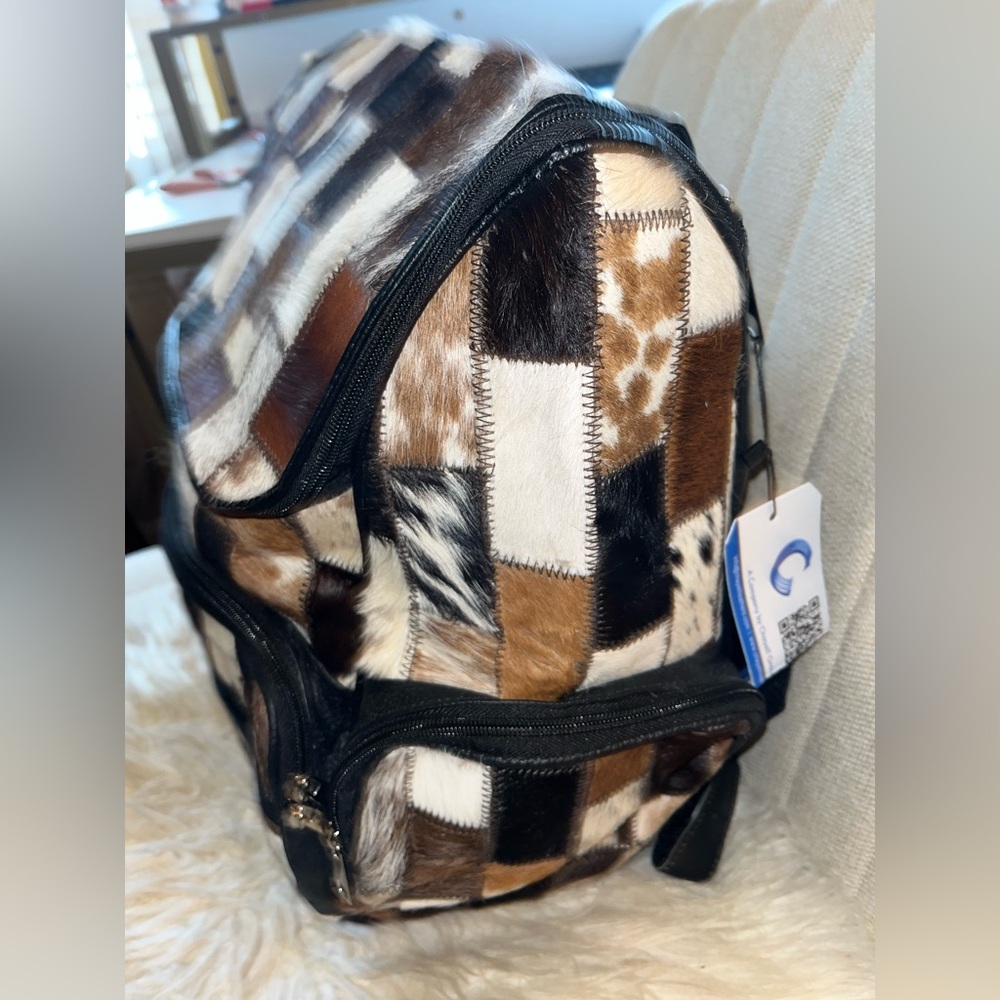 Cowhide backpack - Picture 6 of 8